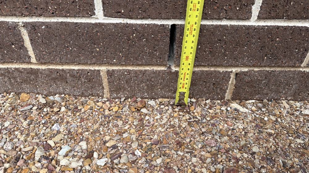 Cladding and weep hole clearance on new Truganina homes