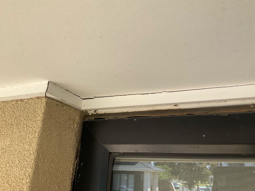 Another damaged run of eaves lining on the same home, Truganina