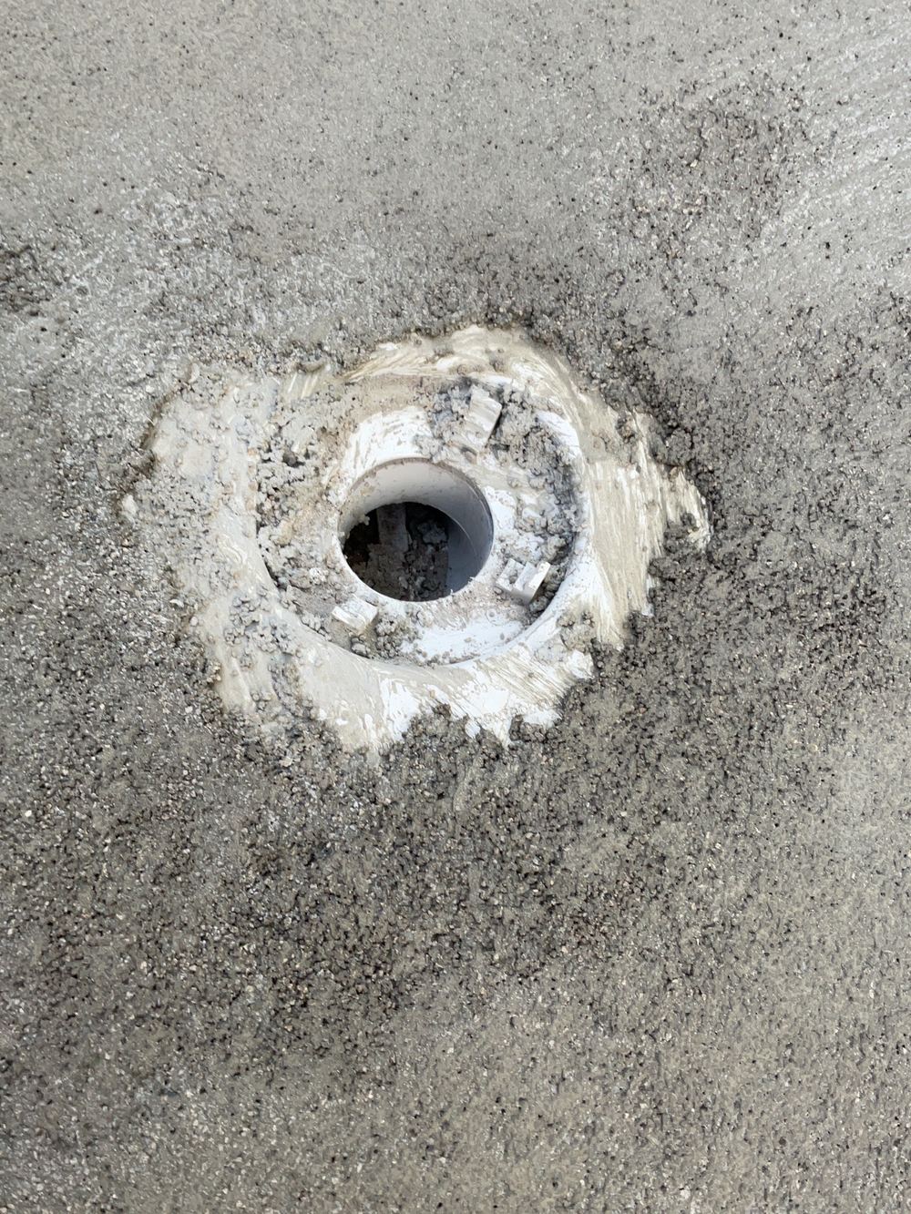 Balcony membrane incomplete and needing another coat before tiling, found during a waterproofing inspection in Truganina